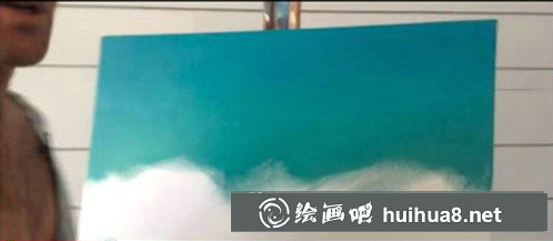 丙烯畫水面波紋怎么畫