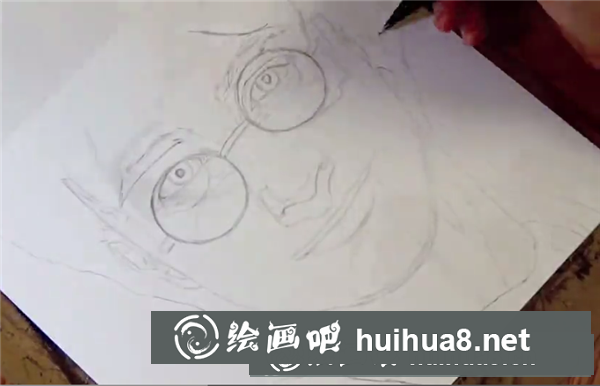 哈利波特彩鉛畫