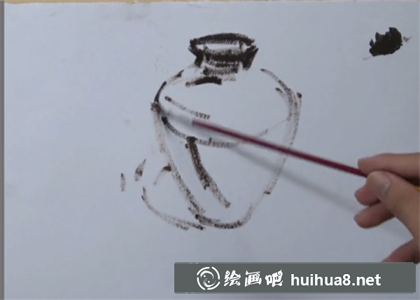 水粉陶罐教程