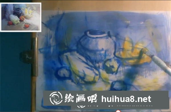 水粉靜物簡單
