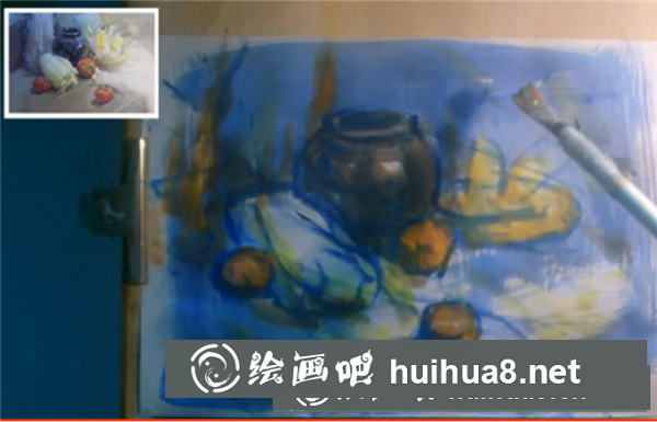 水粉靜物簡單