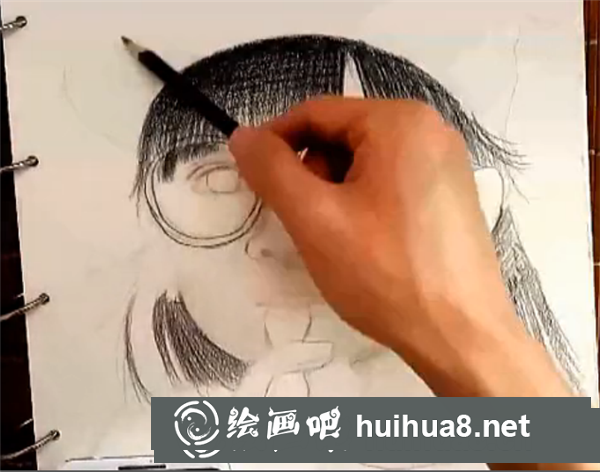 彩鉛畫人物小葡萄第二步