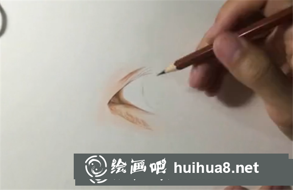 彩鉛畫眼睛的教程