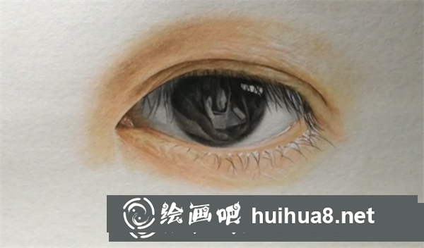 彩鉛畫眼睛的教程