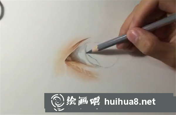 彩鉛畫眼睛的教程
