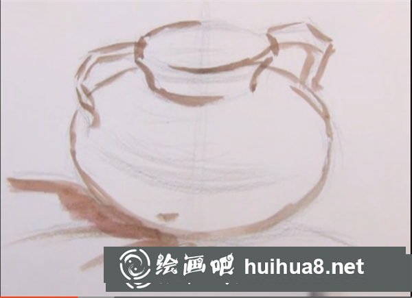 水粉陶罐的畫法