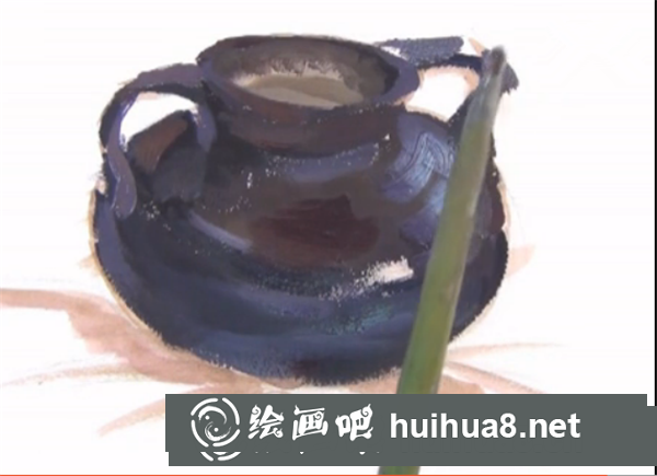 水粉陶罐的畫法