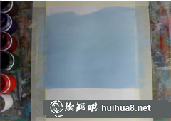 簡約秋色水粉繪美景