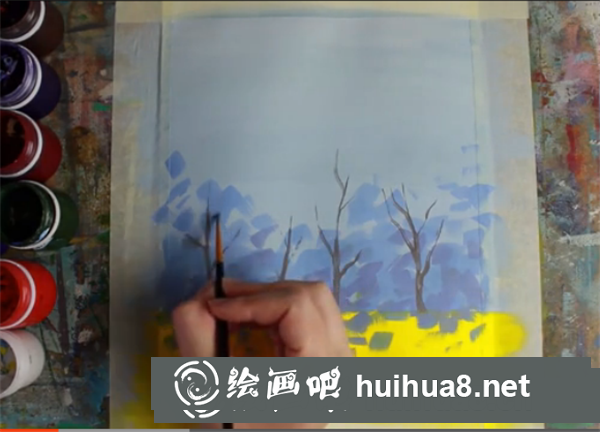 好看又簡(jiǎn)單的水粉風(fēng)景