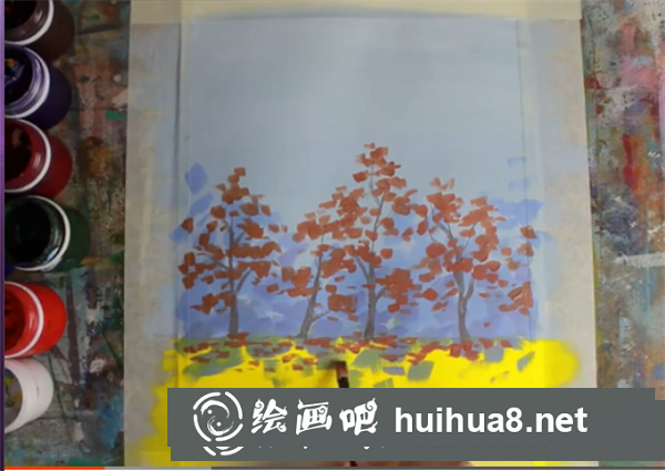 好看又簡(jiǎn)單的水粉風(fēng)景