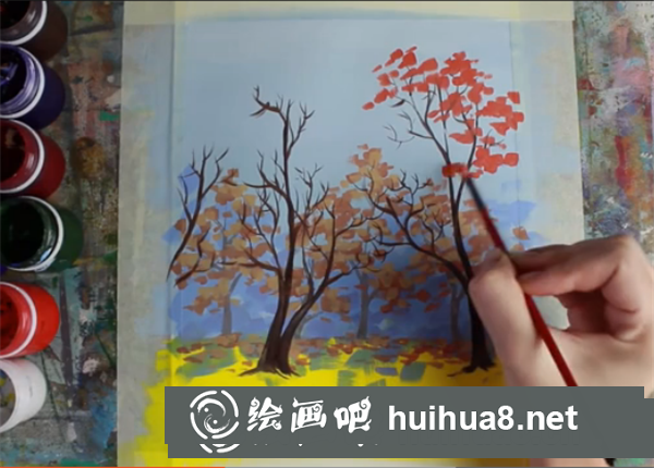 好看又簡(jiǎn)單的水粉風(fēng)景
