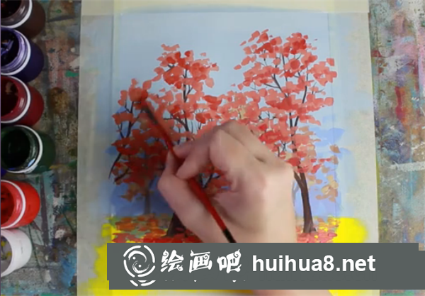 好看又簡(jiǎn)單的水粉風(fēng)景