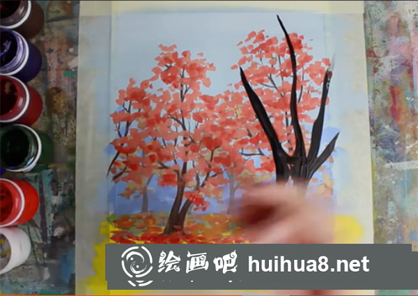 好看又簡(jiǎn)單的水粉風(fēng)景