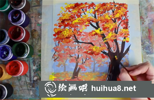 好看又簡(jiǎn)單的水粉風(fēng)景