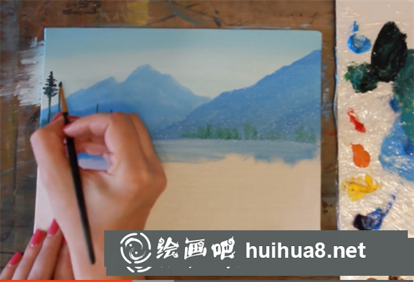 風(fēng)景油畫教學(xué)步驟圖