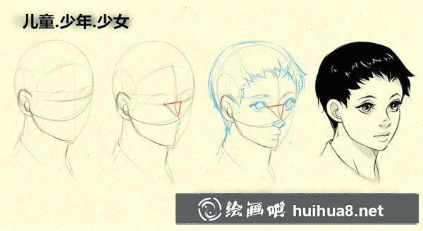 漫畫(huà)人物頭部畫(huà)法