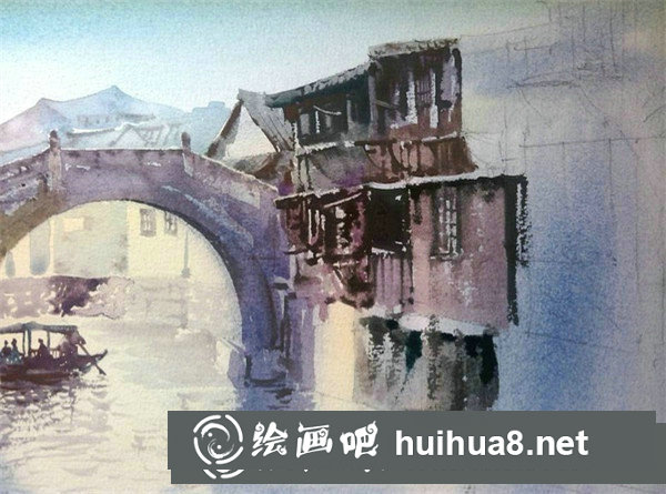 簡單風(fēng)景水彩畫教程 簡單風(fēng)景水彩畫教程