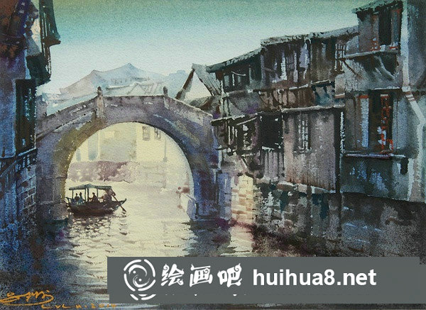 簡單風(fēng)景水彩畫教程 簡單風(fēng)景水彩畫教程