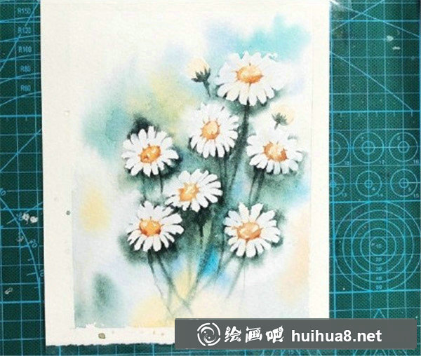 手繪小雛菊