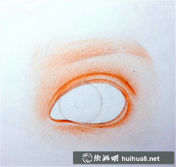 彩鉛畫眼睛教程