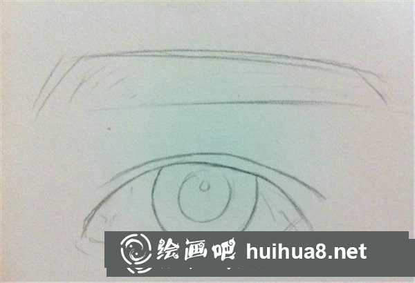 彩鉛畫眼睛教程步驟圖