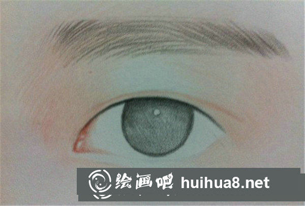 彩鉛畫眼睛教程步驟圖