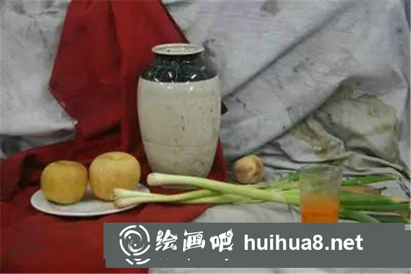 簡單水粉畫靜物