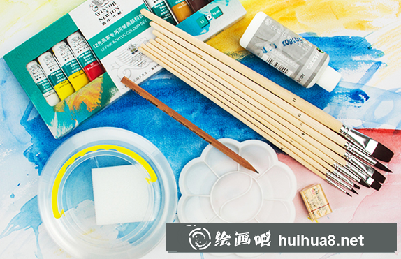 初學(xué)者怎么畫丙烯畫