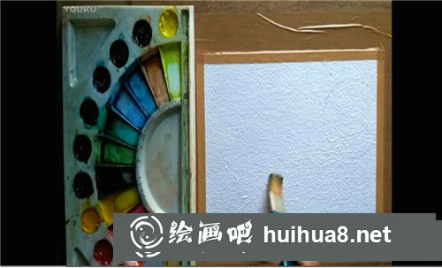 樹怎么畫?月空下的樹木油畫視頻教程