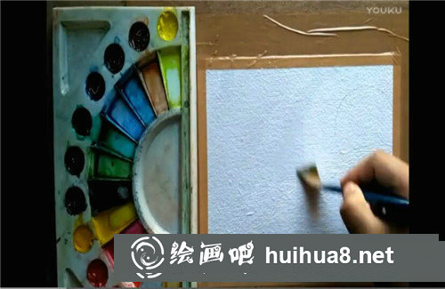 樹怎么畫?月空下的樹木油畫視頻教程