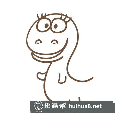 恐龍繪畫(huà)教程第五步