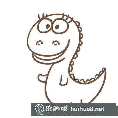 恐龍繪畫(huà)教程第七步