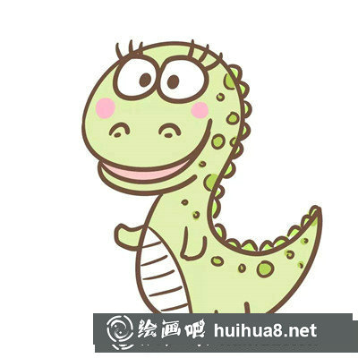 恐龍繪畫(huà)教程第九步