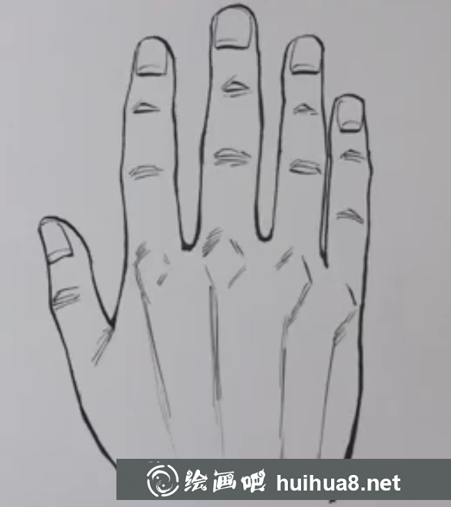 漫畫手部畫法教程