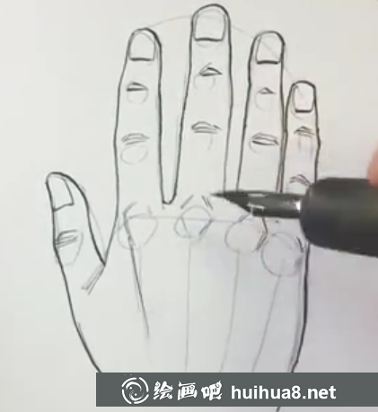 漫畫手部畫法教程