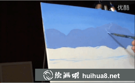 丙烯畫入門：美麗的風(fēng)景丙烯畫視頻教程