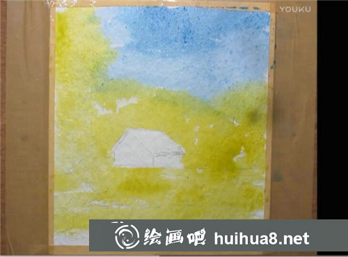 水彩畫入門：簡單的風景水彩畫視頻教程