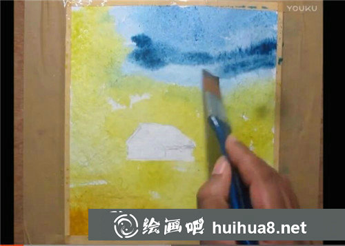 水彩畫入門：簡單的風景水彩畫視頻教程