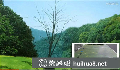 油畫(huà)風(fēng)景大樹(shù)的畫(huà)法視頻教程