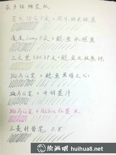 鋼筆淡彩用什么墨水好
