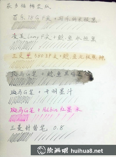 鋼筆淡彩用什么墨水好