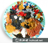 丙烯畫花卉圖簡單教程