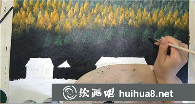 丙烯畫風(fēng)景視頻教學(xué)