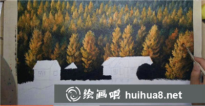 丙烯畫風(fēng)景視頻教學(xué)
