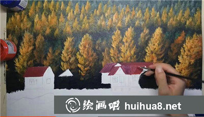 丙烯畫風(fēng)景視頻教學(xué)