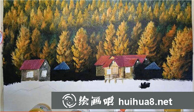 丙烯畫風(fēng)景視頻教學(xué)