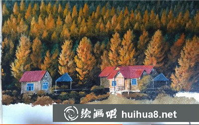 丙烯畫風(fēng)景視頻教學(xué)
