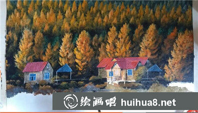 丙烯畫風(fēng)景視頻教學(xué)