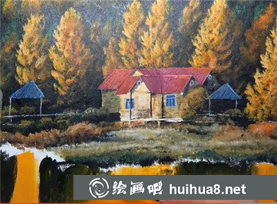 丙烯畫風(fēng)景視頻教學(xué)