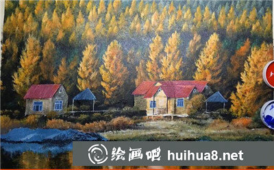 丙烯畫風(fēng)景視頻教學(xué)